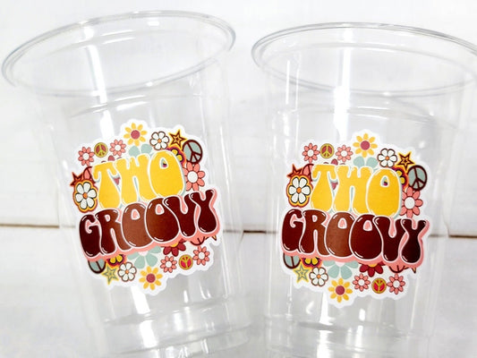 70'S PARTY CUPS - 70's Birthday Cups 70's Party Cups 70's Decorations 70's Birthday Party 70's Birthday Party Decorations Hippie Party Decor