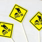 Dig In Cupcake Toppers, Construction Cupcake Toppers, Construction Party Cupcake Toppers, Construction Sign Cupcake Toppers - 920171254P