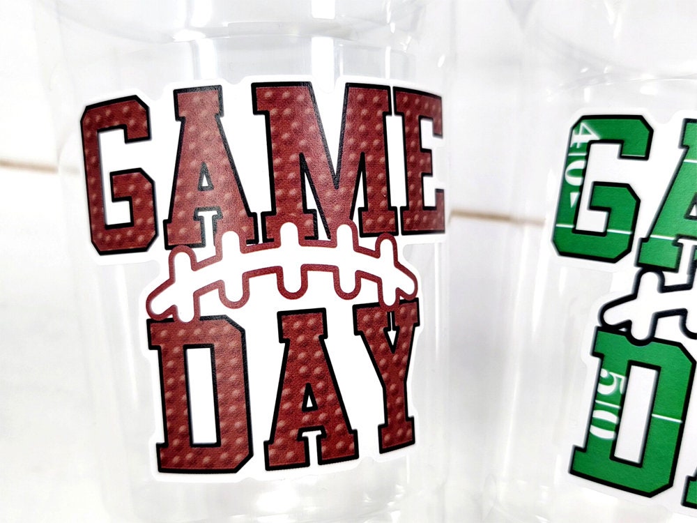 FOOTBALL PARTY CUPS - Football Cups Football Party Cups Football Birthday Cups Football Party Cups Sports Party Cups Football Party Favors