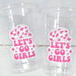 COWGIRL PARTY CUPS - Cowgirl Cups Cowgirl Party Decorations Cowgirl Bachelorette Party Cowgirl Hat Birthday Rodeo Party Cups Let's Go Girls