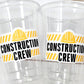 CONSTRUCTION PARTY CUPS - Dig In Party Cups Construction Truck Cups Construction Birthday Construction Party Construction Decorations