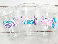 MERMAID PARTY CUPS - Mermaid Birthday Cups Mermaid Party Cups Mermaid Party Decorations Mermaid Party Favors Mermaid Mermaid Party Decor