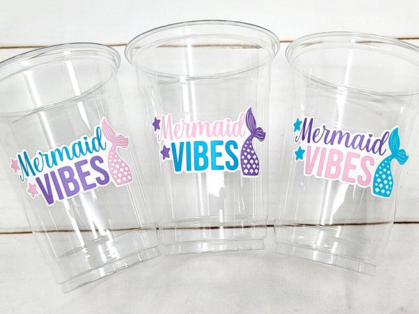 MERMAID PARTY CUPS - Mermaid Birthday Cups Mermaid Party Cups Mermaid Party Decorations Mermaid Party Favors Mermaid Mermaid Party Decor