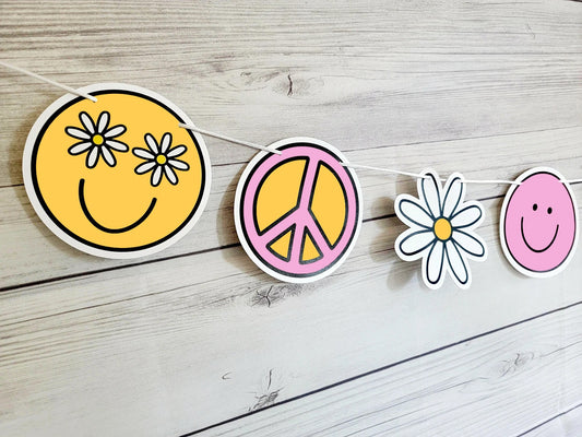 70s PARTY GARLAND - 70s Party Banner 70s Birthday Banner 70s Party Decorations 70s Party Supplies Two Groovy Garland Banner Two Groovy Party