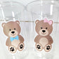 Teddy Bear Party Cups, Teddy Bear Treat Cups, Teddy Bear Birthday, Teddy Bear Party, Teddy Bear Party Favors, Teddy Bear Baby Shower