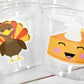 THANKSGIVING CUPS - Disposable Thanksgiving Party cups Turkey Cups Kawaii Thanksgiving Cups Thanksgiving Party Favors Turkey Pumpkin Pie Kid