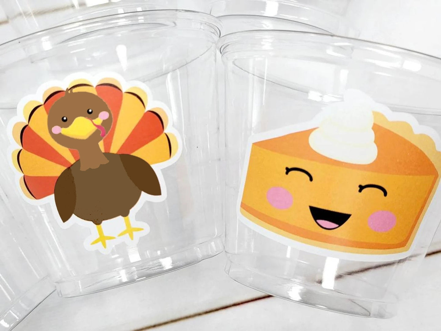 THANKSGIVING CUPS - Disposable Thanksgiving Party cups Turkey Cups Kawaii Thanksgiving Cups Thanksgiving Party Favors Turkey Pumpkin Pie Kid