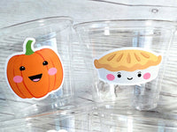 THANKSGIVING PARTY CUPS -Turkey Party Cups Thanksgiving Cups For Kids Turkey Kawaii Thanksgiving Cups Thanksgiving Party Favors Pumpkin Cups