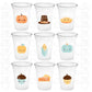 THANKSGIVING PARTY CUPS - Thanksgiving Kids Cups Kids Party Cups Thanksgiving Party Supplies Turkey Party Cups Thanksgiving Decoration Favor