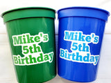 GARBAGE TRUCK PARTY Cups - Garbage Truck Treat Cups Garbage Truck Party Favors Garbage Truck Birthday Favors Trash Garbage Birthday