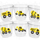 CONSTRUCTION PARTY CUPS - Dig In Party Cups Construction Truck Cups Construction Birthday Construction Party Construction Decorations