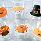 THANKSGIVING CUPS - Disposable Thanksgiving Party cups Turkey Cups Kawaii Thanksgiving Cups Thanksgiving Party Favors Turkey Pumpkin Pie Kid