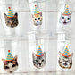 Cat Party Cups, Cat Birthday Cups, Cat Party, Cat Treat Cups, Cat Party Cups, Cat Decorations, Cat Cups, Kitty Party Cups, Cat Party Favors