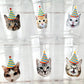 Cat Party Cups, Cat Birthday Cups, Cat Party, Cat Treat Cups, Cat Party Cups, Cat Decorations, Cat Cups, Kitty Party Cups, Cat Party Favors