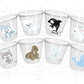 WINTER ARCTIC ANIMAL Party Cups - Disposable Winter Animal Cups Winter Baby Shower Winter Party Decorations Winter Wonderland Baby Shower