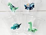 DINOSAUR PARTY CUPS - Dinosaur Treat Cups Dinosaur Birthday Dinosaur Party Dinosaur Party Favors Dinosaur Decorations Dinosaur Favors 1st