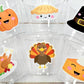 THANKSGIVING CUPS - Disposable Thanksgiving Party cups Turkey Cups Kawaii Thanksgiving Cups Thanksgiving Party Favors Turkey Pumpkin Pie Kid