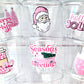 Pink CHRISTMAS PARTY CUPS - Pink Christmas Cups Christmas Cups Christmas Decorations Pink Party Christmas Party Favors Christmas Gifts Favor