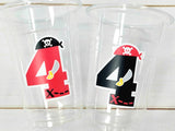 PIRATE PARTY CUPS - Pirate Cups Pirate Birthday Pirate Party Decorations Pirate Birthday Party Pirate Party Supplies Pirate Happy Birthday