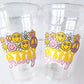 70s PARTY CUPS - 70s Birthday Cups 70's Party Cups 70's Decorations 70's Birthday Party Groovy Birthday Party Decorations Groovy Party Cups