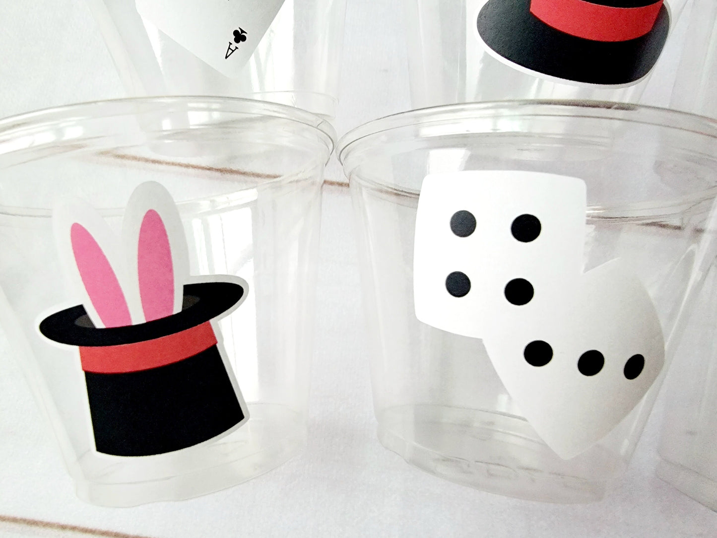 MAGIC PARTY Cups - Magician Party Cups Magic Birthday Magician Party Favors Magic Party Favors Magic Party Decorations Magic Show Party Cups
