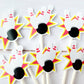 Bowling Cupcake Toppers, Bowling Strike Cupcake Toppers