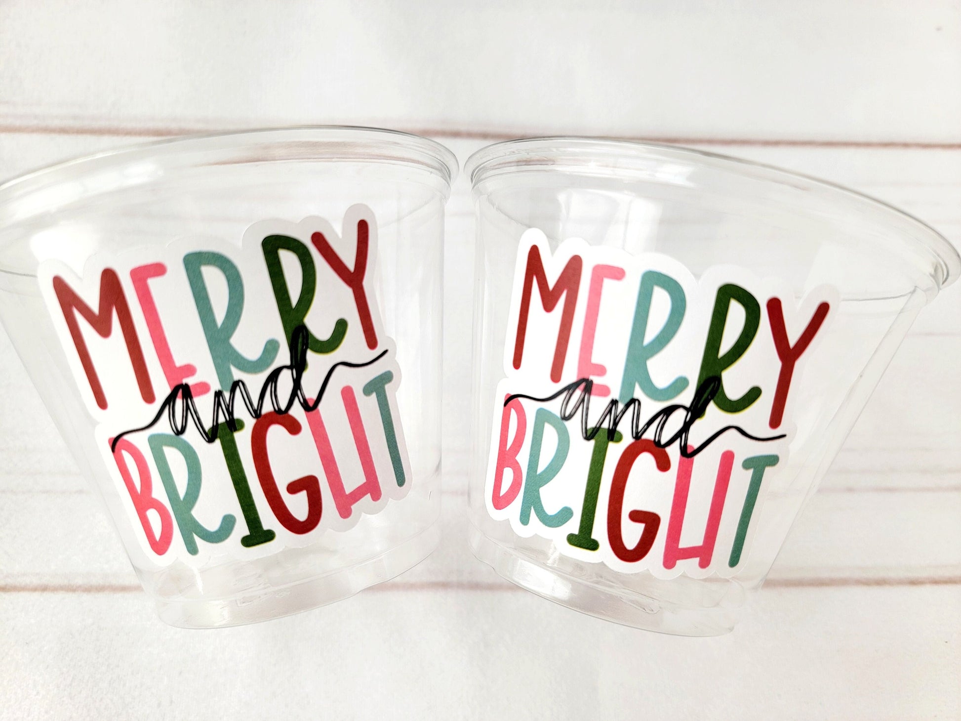 CHRISTMAS PARTY CUPS - Christmas Decorations Christmas Party Christmas Party Favors Christmas Gifts Teachers Gift Gift for Teacher Christmas