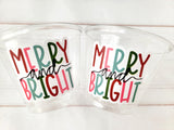 CHRISTMAS PARTY CUPS - Christmas Decorations Christmas Party Christmas Party Favors Christmas Gifts Teachers Gift Gift for Teacher Christmas
