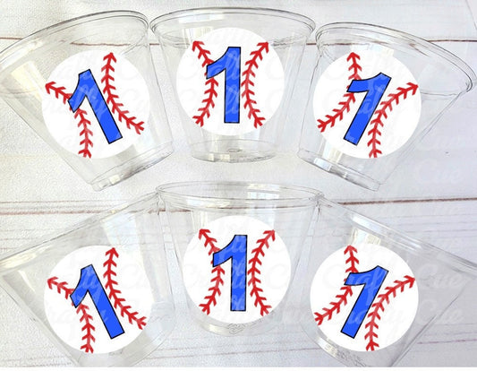 BASEBALL PARTY CUPS - Baseball Cups Baseball Party Cups Baseball Birthday Cups Baseball Cups Sports Party Cups Favors Baseball Baby Shower