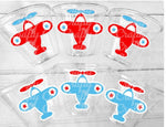 Airplane Party Cups, Airplane Treat Cups, Airplane Party Favors, Airplane Birthday Favors