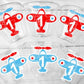 Airplane Party Cups, Airplane Treat Cups, Airplane Party Favors, Airplane Birthday Favors