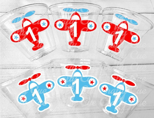 Airplane Party Cups, Airplane Treat Cups, Airplane Party Favors, Airplane Birthday Favors