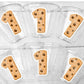 Cookie Party Cups Cookie Birthday Cup Cookie Party Decorations Cookie Party Supplies Cookie First Birthday Cookie Party Favors Cookies Milk