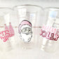 PINK CHRISTMAS PARTY Cups - Christmas Decorations Christmas Party Supplies Christmas Cups Christmas Party Favors Christmas Gifts Holiday Cup