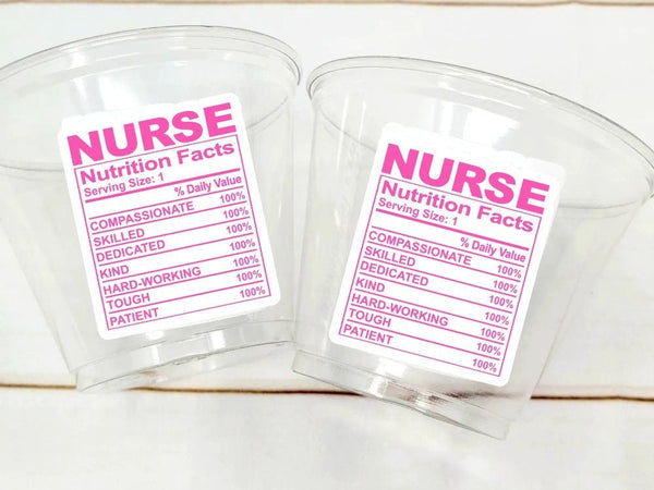 NURSING PARTY CUPS - Doctor Party Cups Nurse Party Cups Nursing Party Rn Party Decorations Medical School Party Nurse Graduation Party Meds