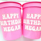 COWGIRL PARTY CUPS - Cowgirl Cups Cowgirl Party Decorations Cowgirl Bachelorette Party Cowgirl Hat Birthday Rodeo Party Cups Let's Go Girls