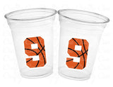 BASKETBALL PARTY CUPS - Basketball Cups Basketball Party Cups Basketball Birthday Cups Basketball Party Cups Sports Party Cups Favors