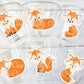 FOX PARTY CUPS - Fox Treat Cups Fox Favors Fox Decorations Woodland Birthday Woodland Baby Shower Woodland Birthday Party Fox Baby Shower