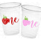 STRAWBERRY PARTY CUPS - Strawberry Birthday Cups Strawberry Cups First Birthday Strawberry Party Decorations Strawberry Baby Shower