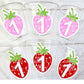 STRAWBERRY PARTY CUPS - Strawberry Birthday Cups Strawberry Cups First Birthday Strawberry Party Decorations Strawberry Baby Shower