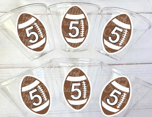 FOOTBALL PARTY CUPS - Football Cups Sports Football Birthday Sports Party Football Party Cups Football Birthday Party Football Party Decor