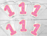 DONUT PARTY CUPS- Donut Birthday Party Donut Grow Up Donut Party Decoration Donut Birthday Decoration Donut First Birthday Donut Baby Shower
