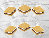 SMORES PARTY CUPS - Smores Cups Smores Party Decorations Smores Party Supplies Smores Party Favor