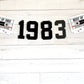 BEST OF 1983 - 40th Birthday Banner 1983 Banner 1983 Party Decorations 40th Party Decorations 40th Party Banner 40 Birthday Party Banner 80s