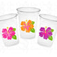 LUAU PARTY CUPS - Aloha Party Cups Luau Party Decoration Luau Party Supplies Luau Baby Shower Tropical Party Decorations Hawaii Hibiscus Cup