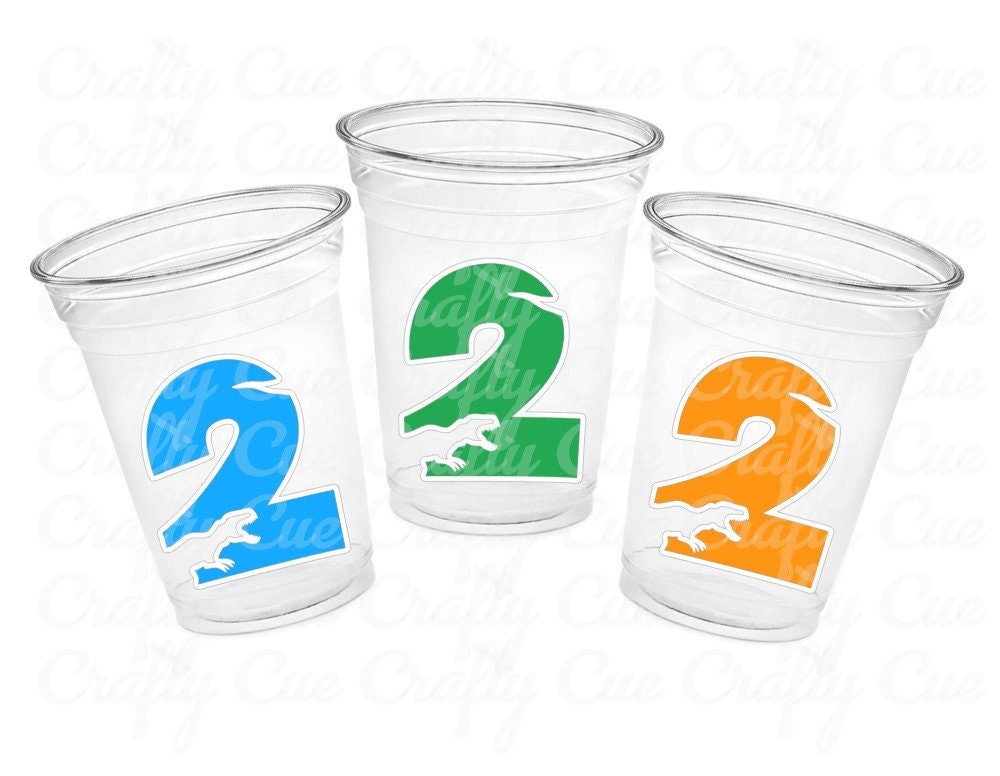DINOSAUR PARTY CUPS - Dinosaur Cups Dinosaur Birthday Dinosaur Party Cups Dinosaur Party Favors Dinosaur Decorations Dinosaur Favors 1st