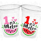 WATERMELON PARTY CUPS - Watermelon Party Favors Watermelon Treat Cups Watermelon Birthday One in a Melon First Birthday 1st Birthday