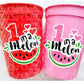 WATERMELON PARTY CUPS - Watermelon Party Favors Watermelon Treat Cups Watermelon Birthday One in a Melon First Birthday 1st Birthday