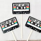 Cassette Tape Cupcake Toppers 40th Party Cupcake Toppers Best of 1983 40th Birthday Party 40th Birthday Cake Toppers 40th Party Decorations