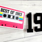 BEST OF 1984 - 40th Birthday Banner 1984 Banner 1984 Party Decorations 40th Party Decorations 40th Party Banner 40 Birthday Party Banner 80s